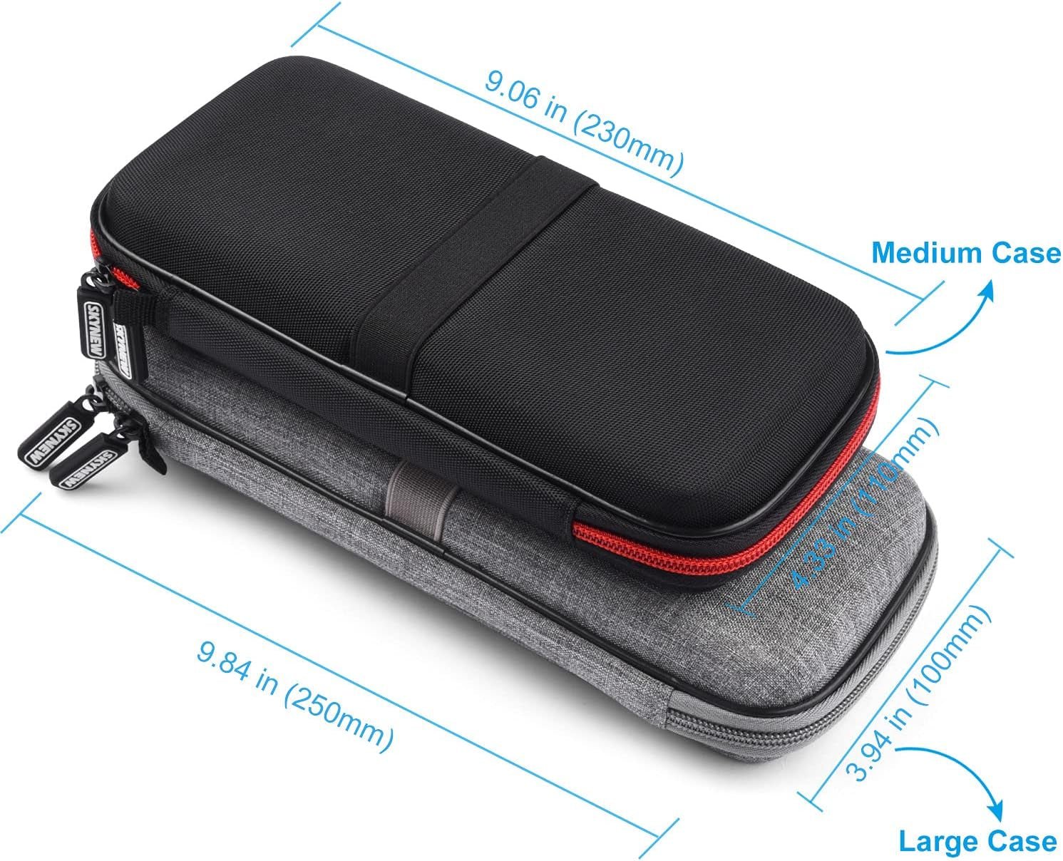 Powerbank Hard Travel Case Compatible RAV Power 26800/20100/20000Mah, Anker Power Core 26800Mah/ Powercore +26800Mah, ROMOSS 30000Mah, Miady Charger, Ekrist, Lab599 Tx500 Radio(Light Grey) - soblessed95.store