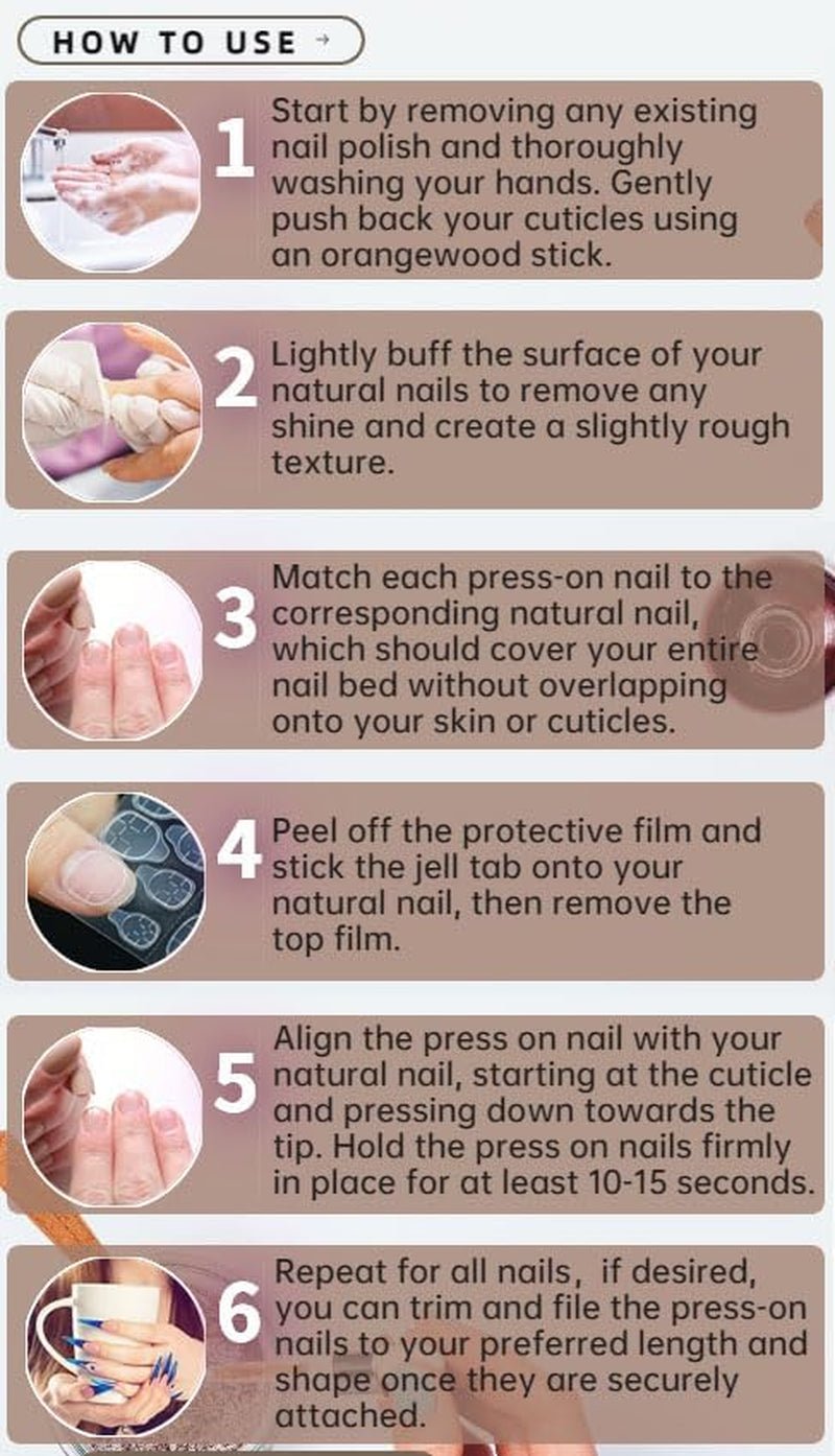 Press on Nails, Square Nails with Flower and Rhinestones Design, Perfect for Prom/Party/Holiday, Gift for Women (Khaki) - soblessed95.store