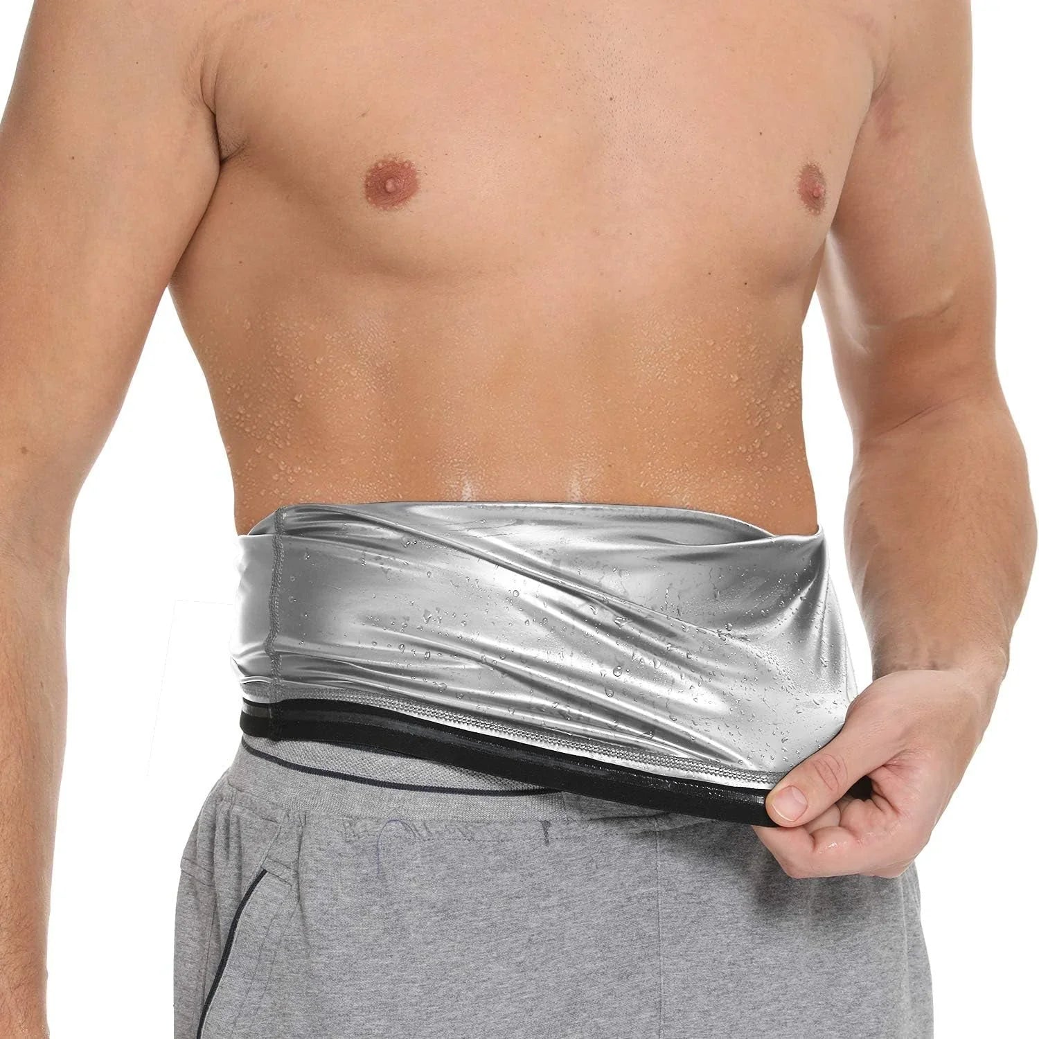 Sauna Waist Trimmer Belt for Men - soblessed95.store