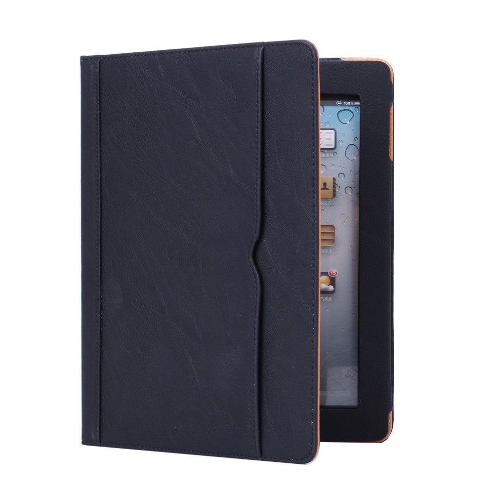 Soft Leather Stand Folio Wallet Smart Cover Case for Ipad 9.7 Inch 2017 5Th Gen - soblessed95.store