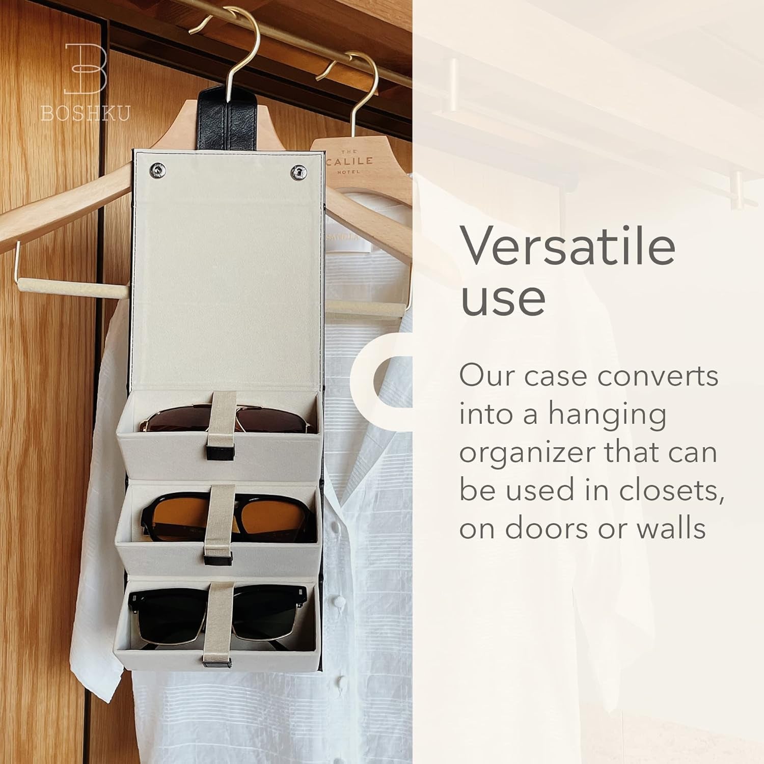 Sunglasses Organizer Case Men Women Eyeglass Holder Storage Travel Case - soblessed95.store