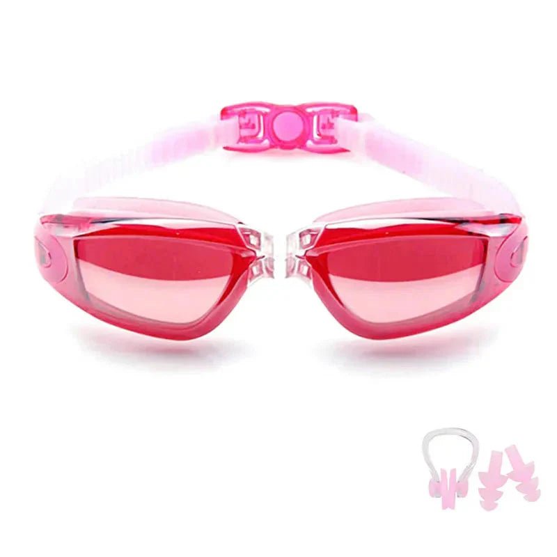 Swimming Goggles for Men & Women – Anti - Fog UV Protection, Waterproof, Adjustable Silicone Swim Goggles for Adults & Kids - soblessed95.store