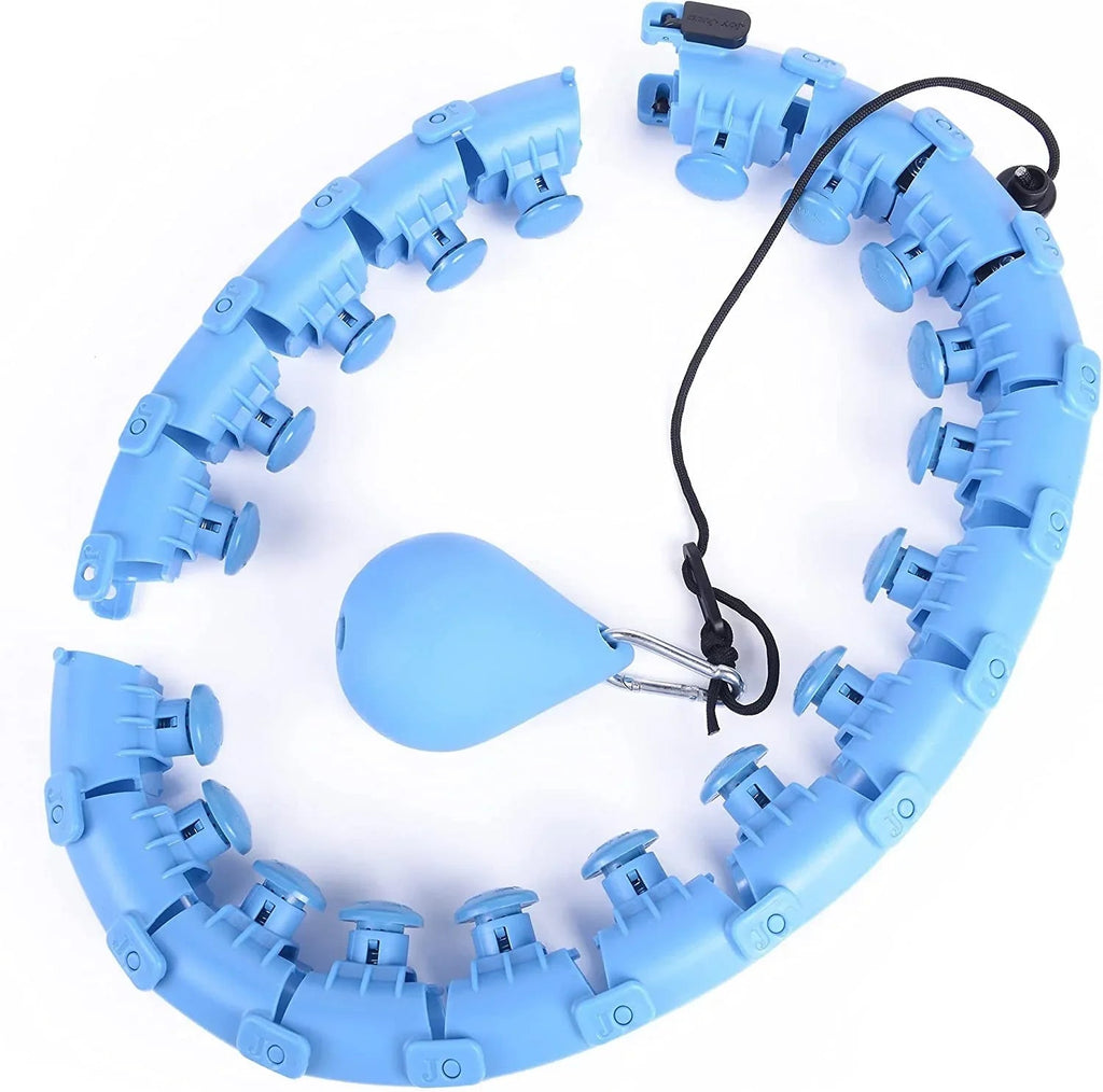 Weighted Hula Hoop – Adjustable Fit Hoop for Weight Loss - soblessed95.store