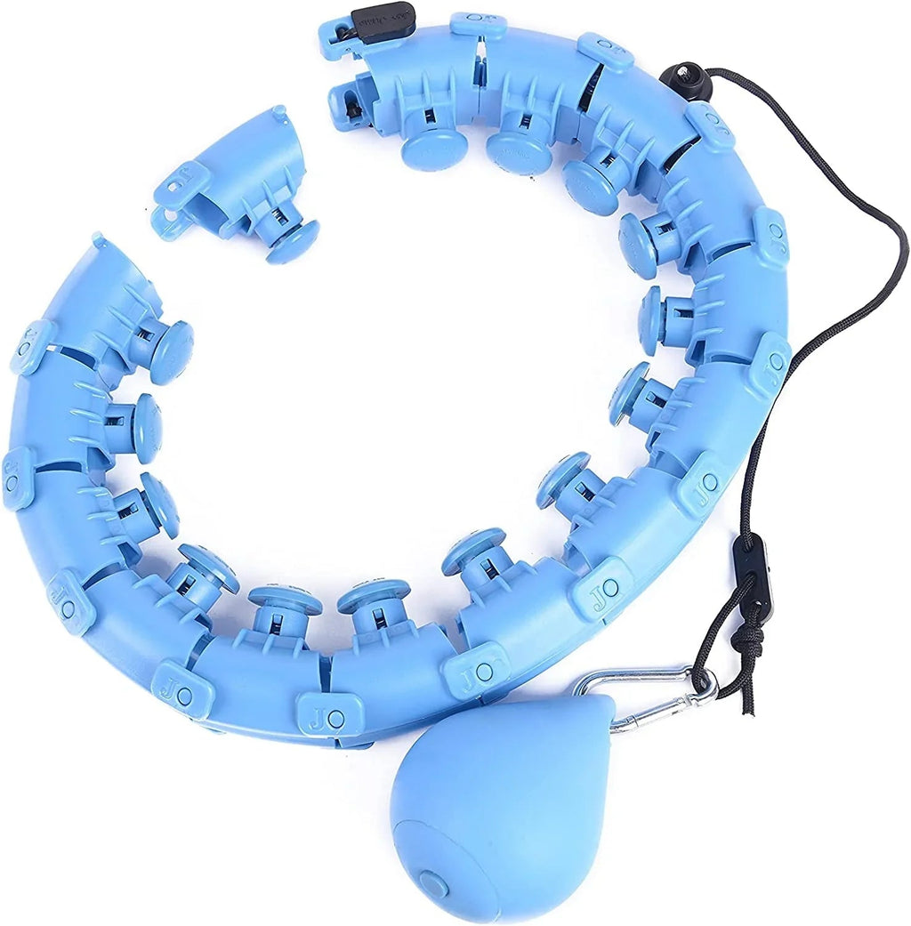Weighted Hula Hoop – Adjustable Fit Hoop for Weight Loss - soblessed95.store