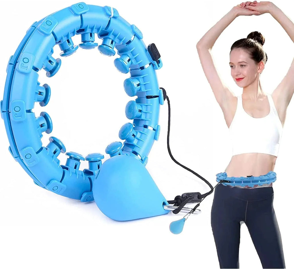 Weighted Hula Hoop – Adjustable Fit Hoop for Weight Loss - soblessed95.store