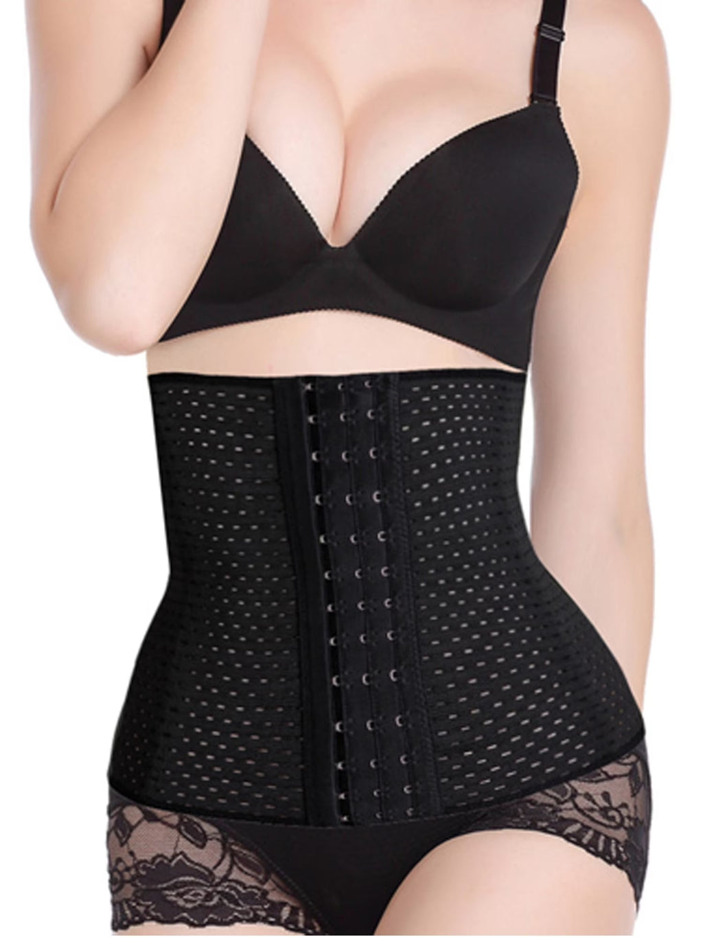 Women Ultra Firm Control Shapewear Waist Trainer Body Shaper Fat Burner Fitness Workout Weight Loss Cincher Corset plus Size - soblessed95.store